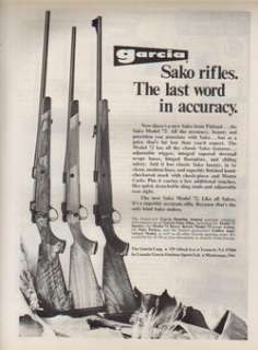 1973 Sako Model 72 Rifle photo Print Hunting Ad  
