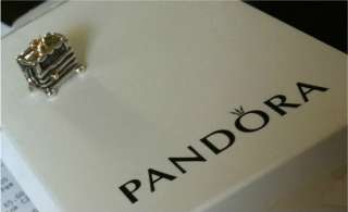Genuine New Pandora Princess and the Pea Charm Silver & Gold ALE 925 