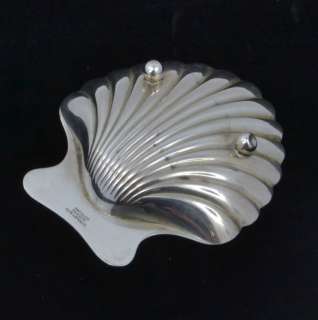 Tiffany & Co Sterling Silver Scalloped Sea Shell Dish Genuine Candy 