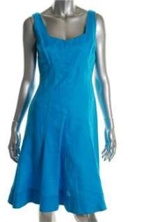 Lauren Ralph Lauren NEW Blue Versatile Dress Linen Sale 14  