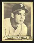 1940 Playball High # Card; Jim Bloodworth #189; EX NM; 