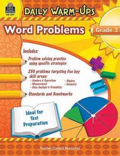   Daily Warm Ups Problem Solving Math, Grade 4 by 