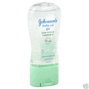 Johnsons Baby Oil Gel Aloe Vera Vitamin E 6.5oz8 pack  