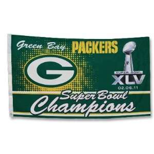    NFL Green Bay Packers Super Bowl Champ 3 by 5 Flag 