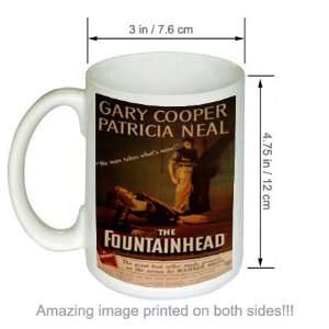  The Fountainhead Gary Cooper Vintage Movie COFFEE MUG 1 