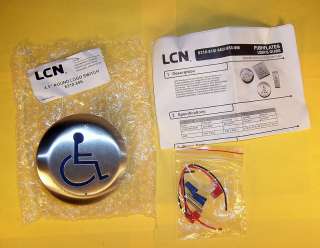 LCN 8310 856 Actuator 4.5 Round with Logo Wall Mounted  