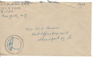 USCG WPC 83390 Naval Cover WWII SAILORs MAIL  