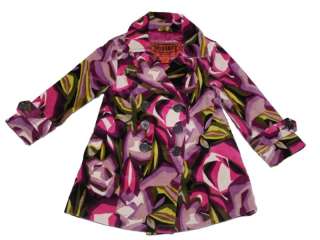 New Baby Girl Missoni for Target Jacket Coat Flowers Purple Size 18/24 