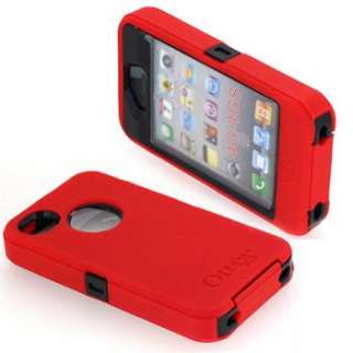 New Version Red Black OtterBox Defender Case For Apple iPhone 4 4S 4G 