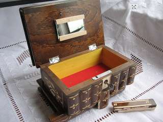 Wooden Puzzle Jewelry Box with Hidden Compartment *NEW*  