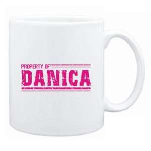  New  Property Of Danica Retro  Mug Name