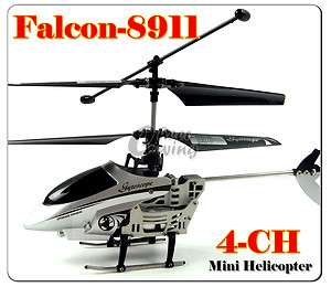 Falcon 8911 4CH Alloy Mini Remote Control RC Helicopter Gyro  