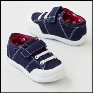 Baby Toddler Boys Sneakers Shoes Navy Canvas NWT 8T 8  