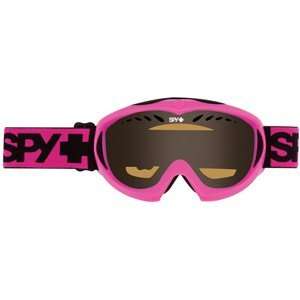  Spy Targa Mini Youth Snow Goggles Pink w/ Persimmon Lens 