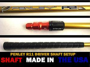 Penley Stiff 68g R11 USA Made SHAFT+Sleeve Driver LOW TORQUE R9+RBZ 