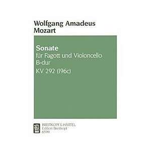  Sonate B dur KV 292 (196c) (9790004168219) Books