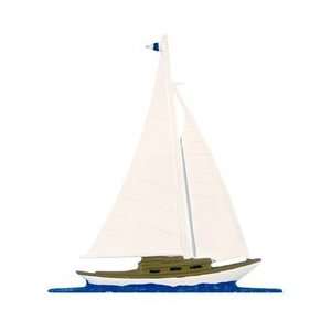   10H 30 Sailboat Traditional Directions Weathervane, Garden Color