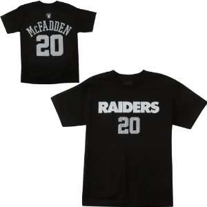 Reebok Oakland Raiders Darren Mcfadden Youth Name & Number T Shirt 