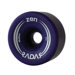Radar Zen Purple Outdoor Skate Wheels 8 Pack 85A Hardness and Size 