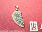   WATCH OVER THEE PENDANT (LEFT SIDE ONLY) Sterling Silver C 938 Heart