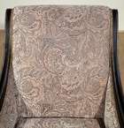 Black French Louis Rolled Back Arm Chair 9436  
