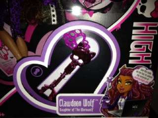 SOLD OUT Monster High CLAWDEEN WOLF Doll Sweet 16 1600 w/ Gift Receipt 