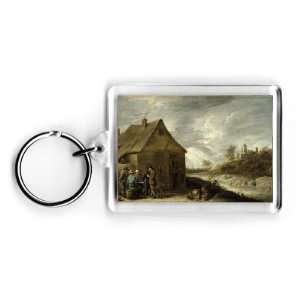 Inn by a River (oil on canvas) by David the Younger Teniers   Acrylic 