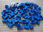 Lego ~ Mixed Bulk Lot Of Small Blue Standard Bricks #gh