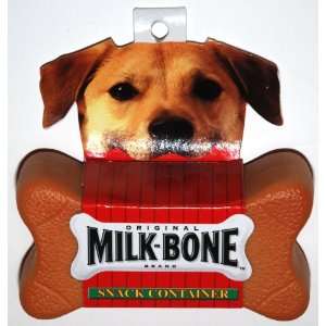  Original Milk Bone Brand Snack Container   Bone Shaped No 