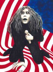 Grace Slick GICLEE 9 11,Collectible memory of Janis Joplin Signed w 
