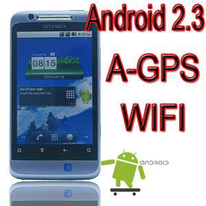   Screen Unlocked Android 2.3 WiFi TV A GPS Dual SIM GSM AT&T T Mobile