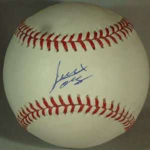 Alexi Ogando Signed Baseball   OML *TEAXAS W COA   Autographed 