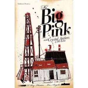  Big Pink   Posters   Limited Concert Promo