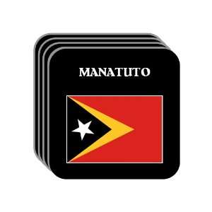 East Timor   MANATUTO Set of 4 Mini Mousepad Coasters