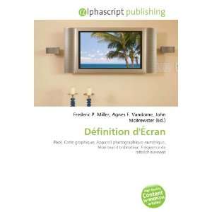  Définition dÉcran (French Edition) (9786134280907 