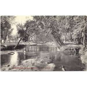  1914 Vintage Postcard   Kishwaukee River   Belvidere 