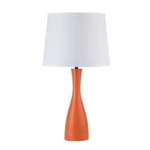 Lights Up RS 264CA Carrot Oscar Single Light 100 Watt Table Lamp with 