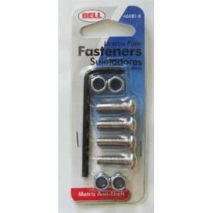  Anti Theft License Plate Fasteners (Metric) Automotive