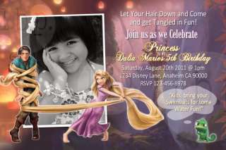 Tangle Rapunzel Birthday Invitation DIY  