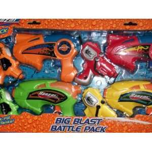  Banzai Big Blast Battle Pack (Includes 8 waterguns) Toys & Games