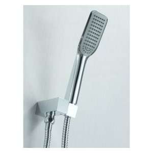  Chrome Finish Waterfall Tub Faucet with Hand Shower (Wall 