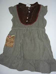 Matilda Jane Westside Betty Brown Dress 6 SM  