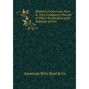  Manual of American Steel & Wire Companys Process of Water 