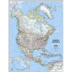  North America Wall Map (National Geographic)   30 x 24 