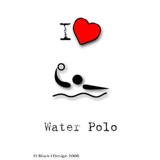Love Water Polo Pack of 20 Small Gift Tags 6.3cm x 3.8cm Each