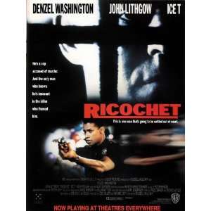  Ricochet Poster Movie B 27x40 Denzel Washington John 