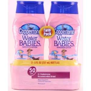  Coppertone Water Babies Sunscreen Lotion, SPF 50, 8 fl oz 