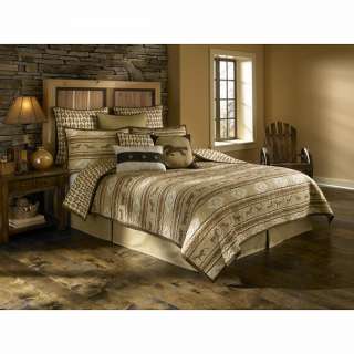 Cosumel Tan Western Style 200TC Cotton Oversized Quilt King  