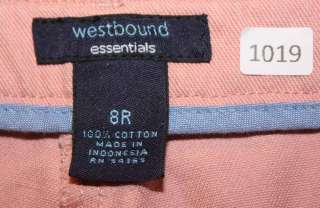 Westbound sz 8 29 Inseam Pink Pants Jeans Womens FO9  