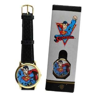  Superman Leather Watch   Superman Analog Watch Toys 